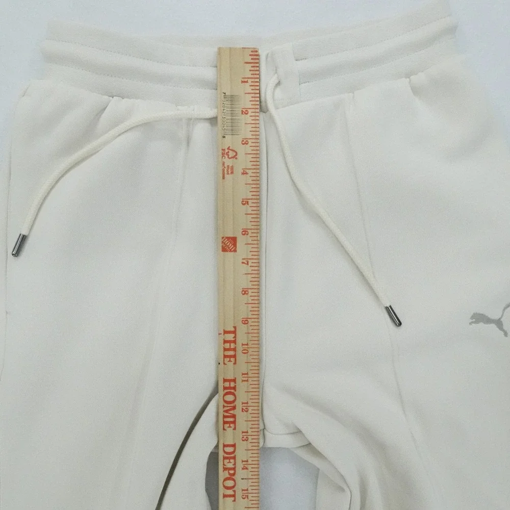 Puma Sweatpants Mens S Cream Relaxed Fit Pintuck Casual Outdoor Lounge